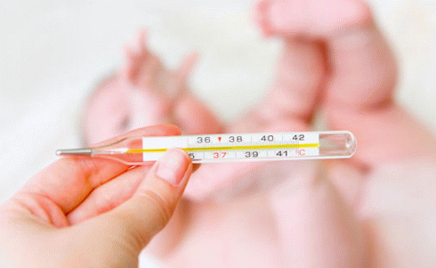 normal temperature in the baby