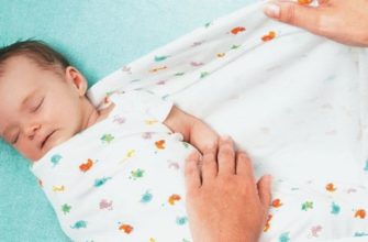 Swaddling a newborn