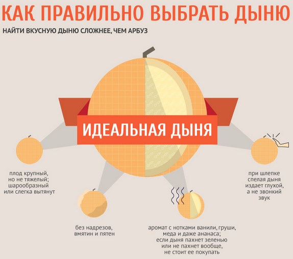 REMINDER: how to choose a melon