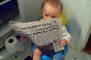 Green stool in an infant