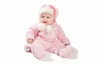 Dress the baby for a winter walk