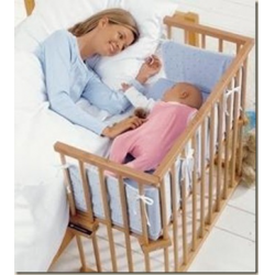 Remove the side back and slide the bed