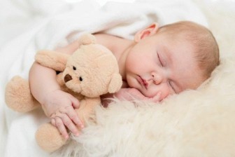 when the baby starts to sleep all night