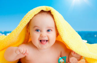 solar hardening of children up to a year
