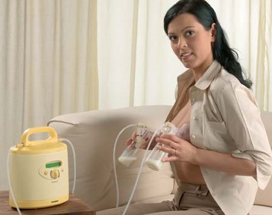 decanting from two breasts at the same time