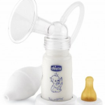 Pump-up milk pump with pear