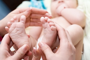do foot massage for the child