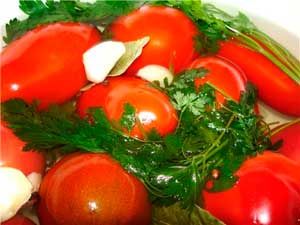 salted tomatoes