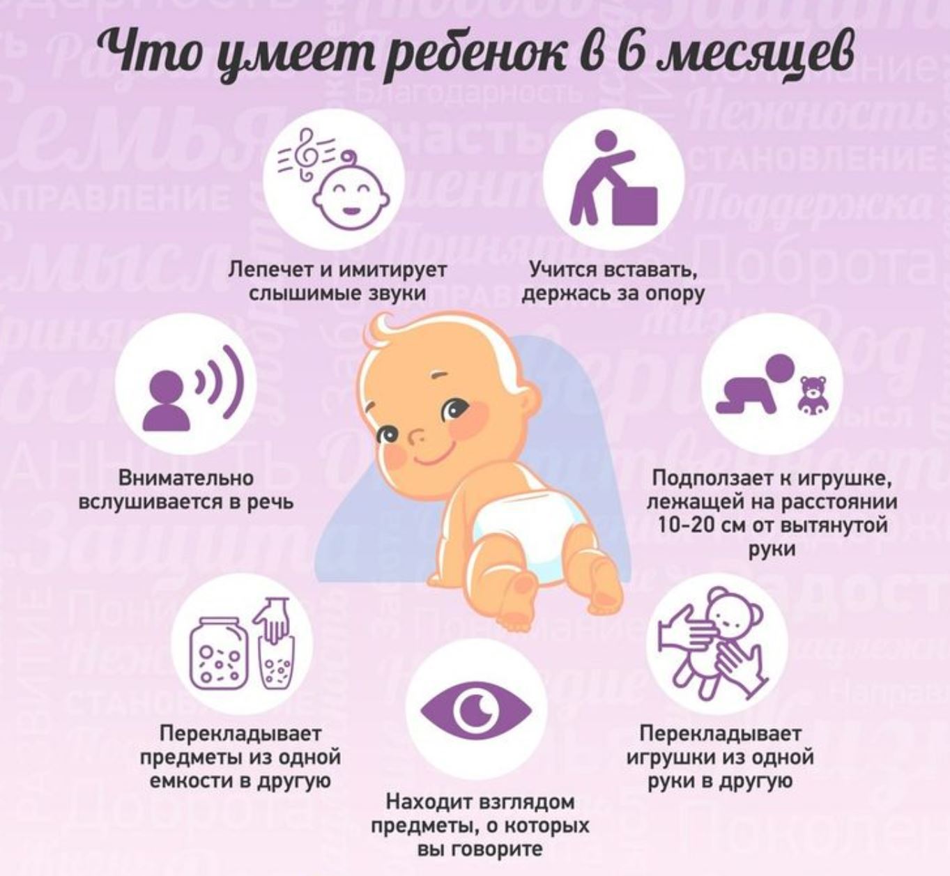 what a child can do at 6 months
