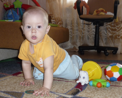 baby at 8 months