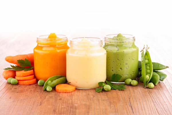 Vegetable puree for feeding