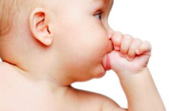 bad habits in children up to a year
