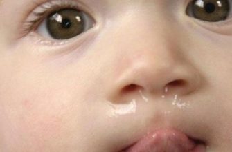 runny nose in a newborn aspirator
