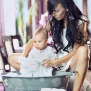 washing children's things