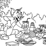 Tom and Jerry at a picnic