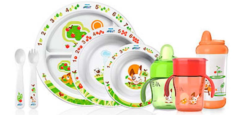 first children's dishes