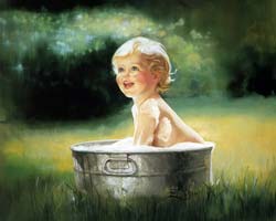 How to bathe newborns