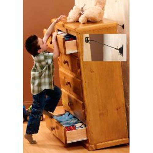 Furniture overturning protection