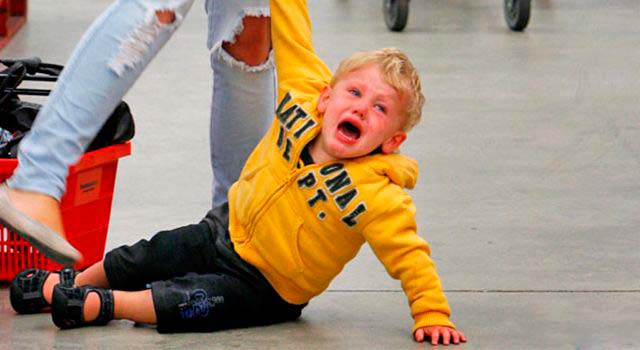 hysterical child