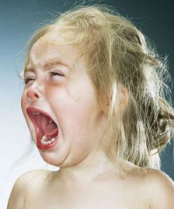hysterical child