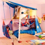 Children's bed with a playhouse photo