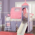 Two-story bed with a house upstairs