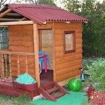 wooden playhouse for children