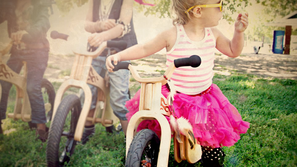 How to teach a child to ride a bicycle
