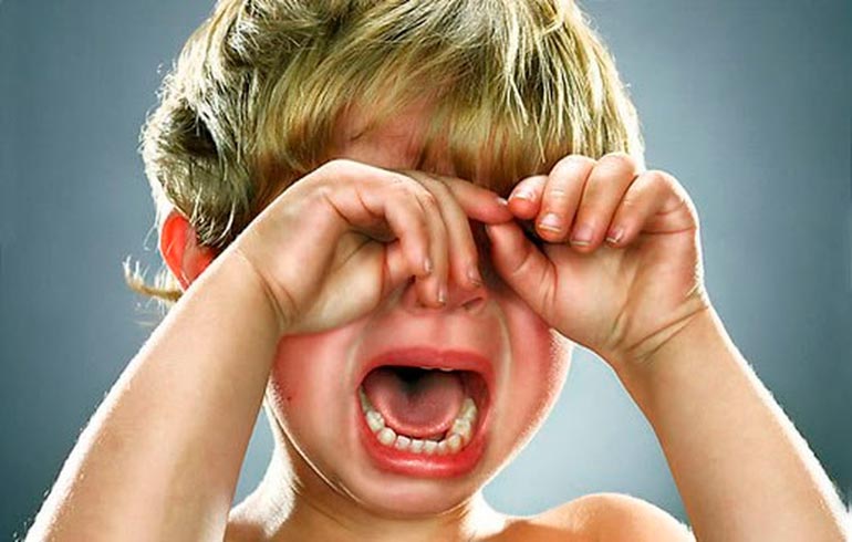 tantrum in a child