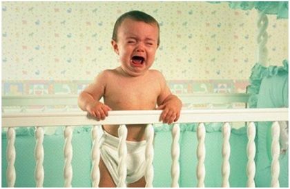 the baby is crying
