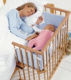 cot adjoins an adult