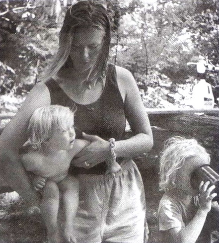 Baby under one arm