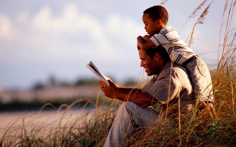 father and son