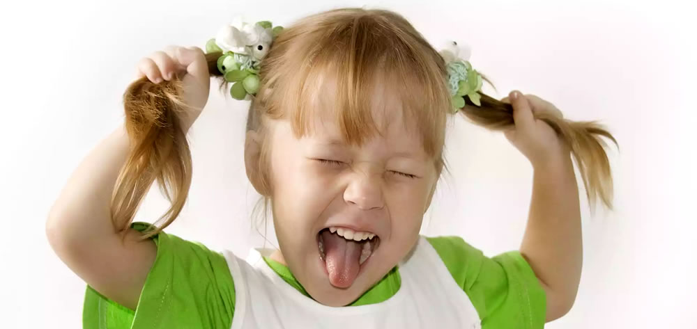 the child behaves badly