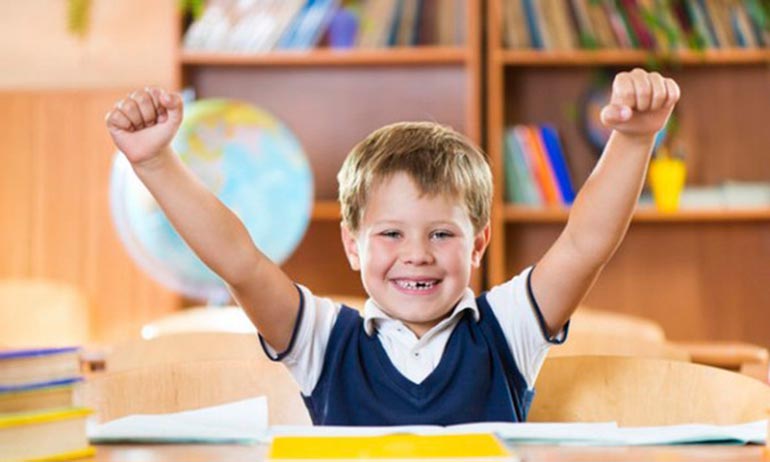 confident child