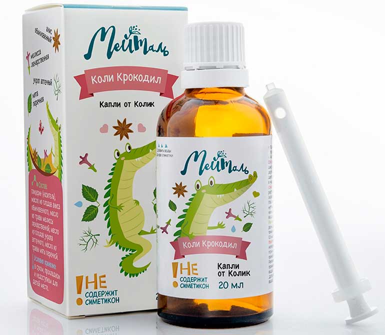 Natural drops from colic Kolya Crocodile