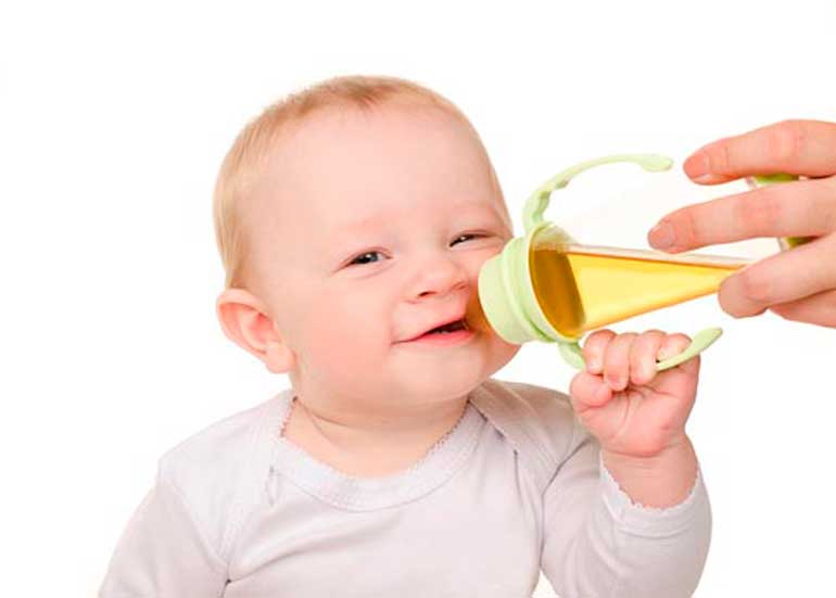 when a child can be given tea