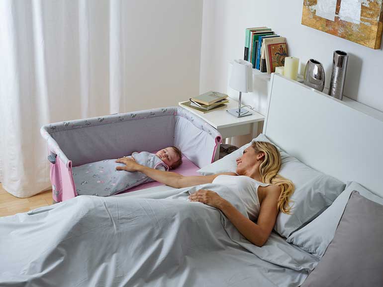 side cots and breastfeeding