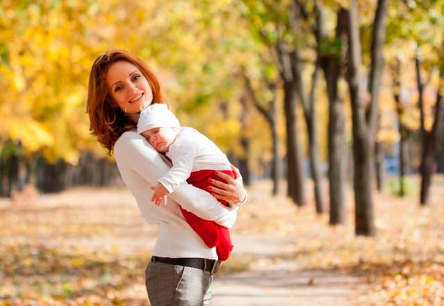 mother with baby