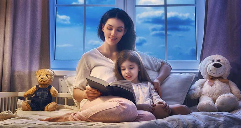 read fairy tales to a child