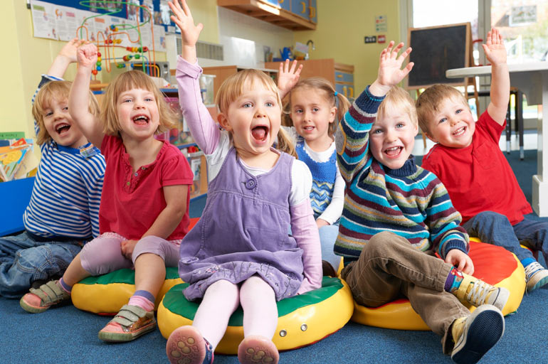 children in kindergarten