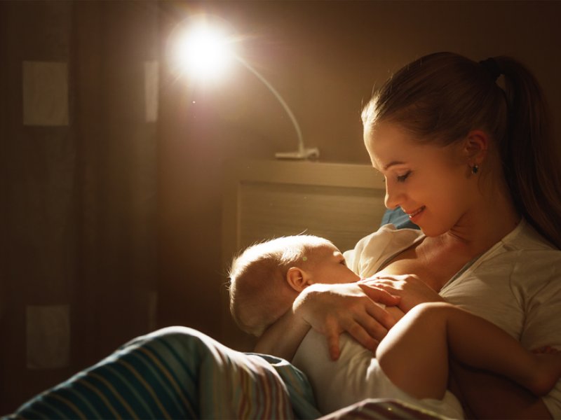 beautiful breasts while breastfeeding