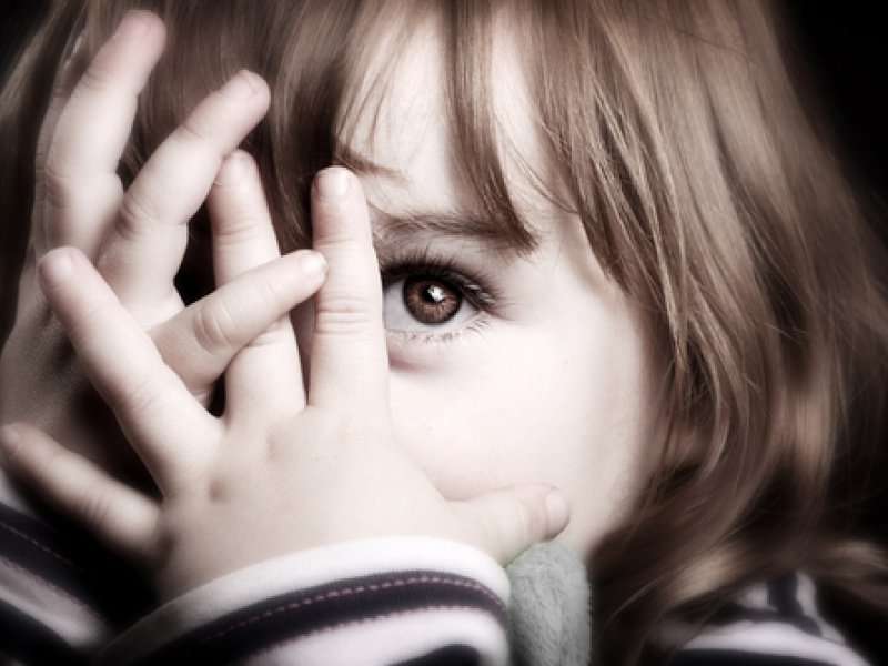 shy child
