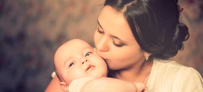 mother with baby