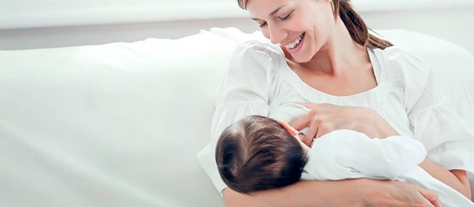 mother is breastfeeding