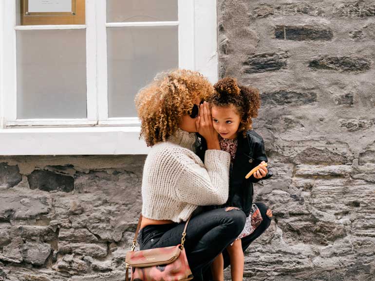 make contact with someone else's child