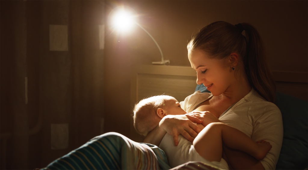 mom with baby