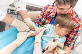 the child is afraid to donate blood