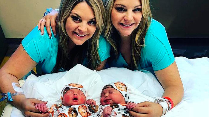 twins moms and twins children