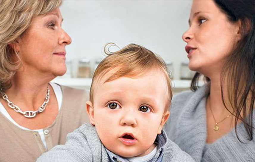 mother in law and grandson